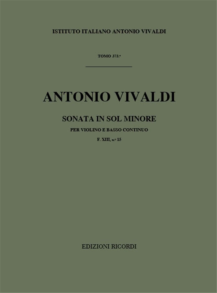 Sonata in Sol Minore (g minor) Rv 26